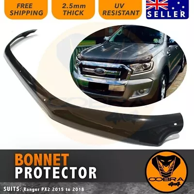 Bonnet Protector Fits Ford Ranger 2015 2016 2017 2018 2019 Tinted Guard Visor  • $105