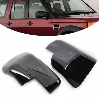 Rearview Mirror Cover Caps For Land Rover Discovery 3 Freelander 2 Range • $49.32