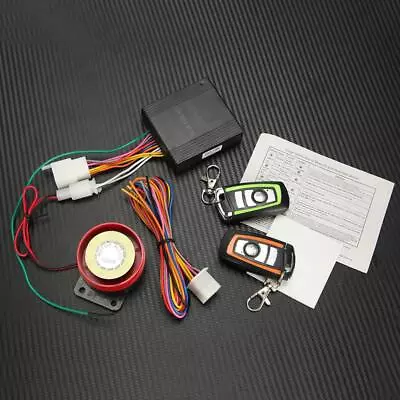 Motorcycle Scooter ATV Security Alarm System Anti-theft Remote Control Start 12V • $21.99