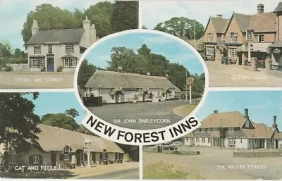 Postcard New Forest Inns Multiview Hampshire Unposted J Salmon Ltd Unposted • £3.25