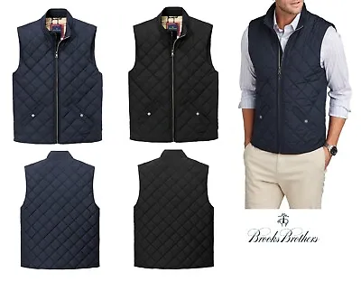 Men's Diamond Quilted Insulated Vest Resists Water Hand/chest Pockets Xs-4xl • $110