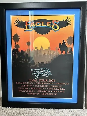 Eagles The Long Goodbye 2024 Final Tour Poster Rock Band Lover Music • $18.90