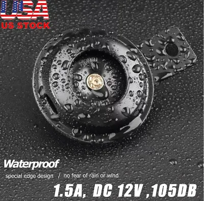 12V Waterproof HORN Loud 105dB Universal Motorcycle Car UTV ATV Boat Auto Bike • $6.80