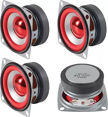 4 Pack 4Ohm 5W Full Range Audio Speaker Bass Stereo Woofer Loudspeaker Compatibl • $33.99