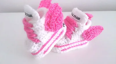 Baby Crochet Knitting Hand Shoes Trainers Sneakers Clothes Socks Hats Caps Boots • £4.99