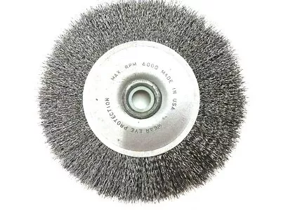 4   X 3/8  Wire Wheel .006  Wire 3/8-1/2  Hole - Usa - Brush Research Bdm406 • $22