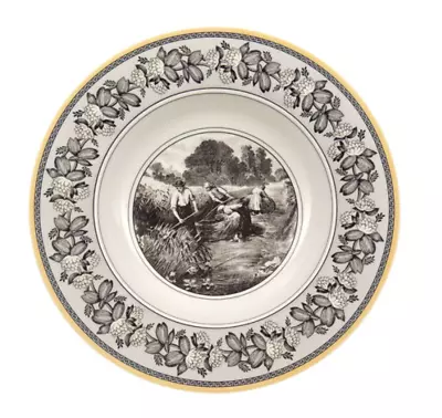 VILLEROY & BOCH AUDUN Ferme Deep Plate 24cm 1P / Premium Porcelain • $150.20