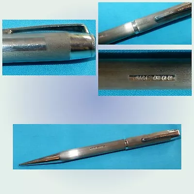 Stunning 1961 Vintage Yard O Led Propelling Pencil Working Hm Sterling Silver • £27.67