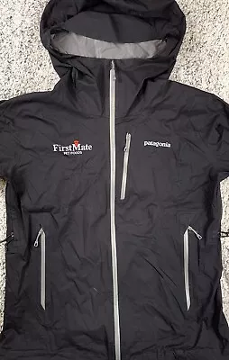 Patagonia Black Rain Shadow Stretch Full Zip Rain Jacket Womens L • $29