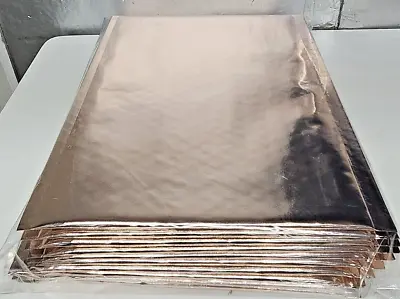 10 #2 Glamour Metallic Rose Gold Poly Bubble Shipping Mailers Envelopes 8.5 X 12 • $12.59