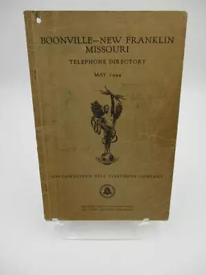 Vtg RARE 1944 Boonville New Franklin Missouri MO Telephone Phone Book Directory • $55