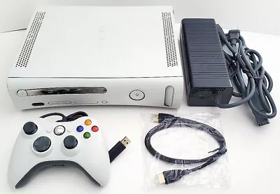 Microsoft XBox 360 Pro 4GB White Video Game Console Gaming System 360P Kids Room • $142.45