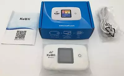 MINT - KuWFi 4G LTE Router MiFi Hotspot L100 USA - AT&T T-Mobile Unlocked • $39.99