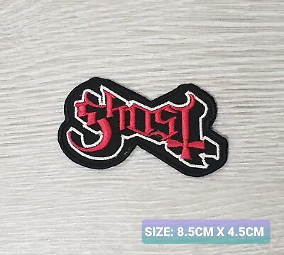 £3.25 • Buy Ghost MUSIC BAND LOGO EMBROIDERED APPLIQUE IRON / SEW ON PATCHES