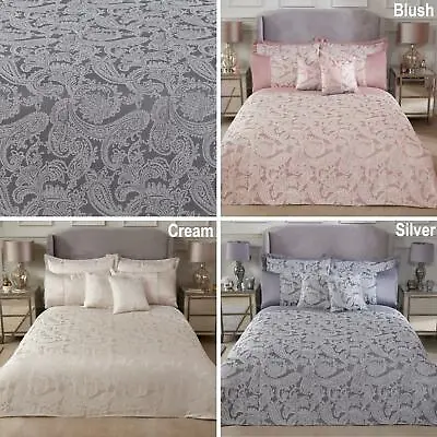 Duchess Paisley Luxury Duvet Cover Sets Bedspreads Curtains Or Cushion Covers • £25.45