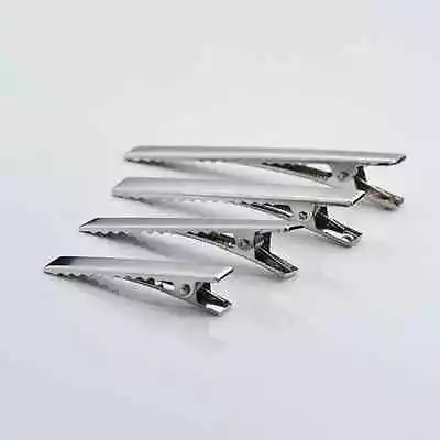 £8.79 • Buy EOS Metal Alligator Hair Clips Single Prong Teeth DIY Non-slip Hair Barrette