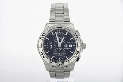 Tag Heuer Aquaracer Black Dial 41mm Stainless Steel Men's Wristwatch • $944.99