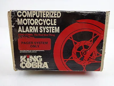 $46.99 • Buy Harley Davidson Computerized Motorcycle Alarm System King Cobra