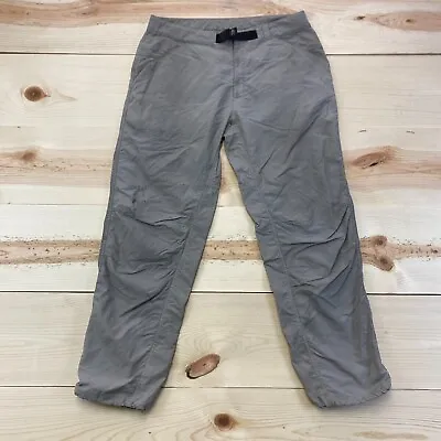 Mountain Hardwear Pants Mens XL Brown Nylon Climbing Hiking Outdoors * • $15.99