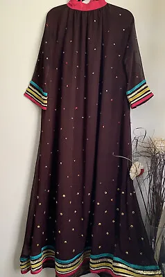 Abaya Long Maxi Dress Ethinic J. Sapphire Agha Noor Maria B Limelight Cover Up • £18.50