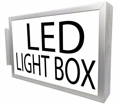 £180 • Buy Shop Sign Light Box Heavy Duty LED Illuminated Projecting Sign Box 94cm X61 Cm 