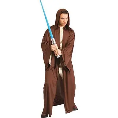 Rubies Disney Star Wars Jedi Men's Hooded Robe Fancy Dress Costume • £25.49