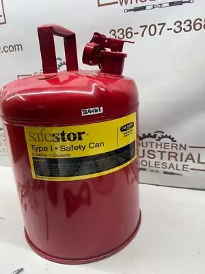 Lab Safety Safestor H-1850 Safety Can 5 Gallon Type 1 16-7/8  X 11-3/4  • $60