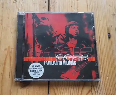OasisFamiliar To Millions Live Ltd Double CD Indie Gallagher • £8