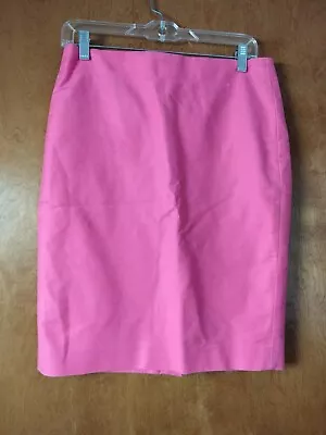 J Crew N.  2 Pencil Skirt Womens Size 4 Hot Pink Knee Length • $21