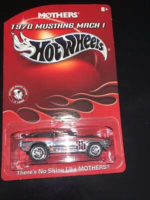 Hot Wheels Chrome 1970 MUSTANG MACH 1 Mothers Wax 2003 Special Edition  • $24.99