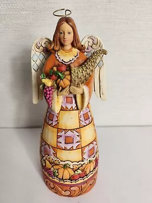 Jim Shore 4022909 Joy In The Harvest 2011 Angel Thanksgiving Cornucopia W/ Box • $41.99