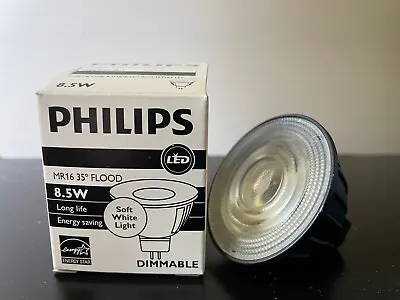 Philips 8.5W LED MR16 2700K Soft White Reflector Dimmable 12V (10-PACK) • $89.99