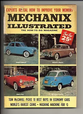 Mechanix Illustrated Vol. 55 #3 FR 1959 Low Grade • $3