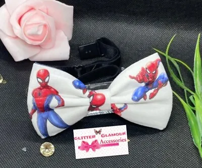 Spiderman Bow Tie Necktie Dickie Games Costume Comics Marvel Superman • £7.99