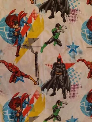 Franco 2013 DC Comics JUSTICE LEAGUE Twin Flat Sheet • $12.88