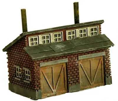 N Scale Railroad BRICK SHED Finished 1/160 Scale Built Up Building • $13.99