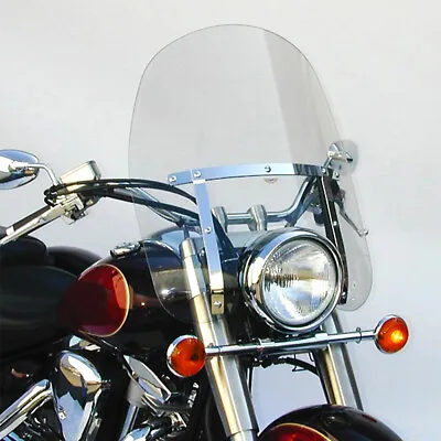 18 X16  Smoke Windshield Windscreen Large For Yamaha V Star 650 XVS650 250 1100 • $69.11