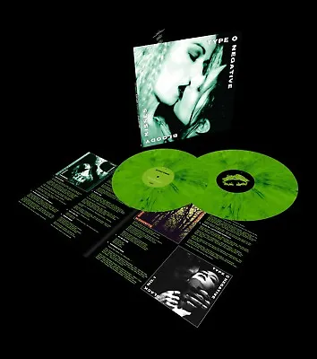 Type O Negative Bloody Kisses Suspended In Dusk Green Vinyl LP Sealed 2024 • £43.99