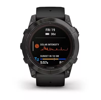 Garmin Fenix 7X Pro Solar Sapphire 51mm GPS  Smartwatch Black • $799