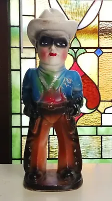 $125 • Buy Vintage LONE RANGER Chalkware Figure Masked Cowboy Carnival Toy Prize Wonderful!