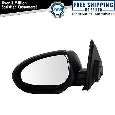 Mirror Power Smooth Black Driver Side Left LH For 10-13 Mazda 3 Mazda3 • $60.63