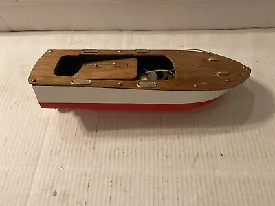 Vintage 1950s Fleet Line Toy Boat Battery Operated Motor ( Sea Baby?) • $98