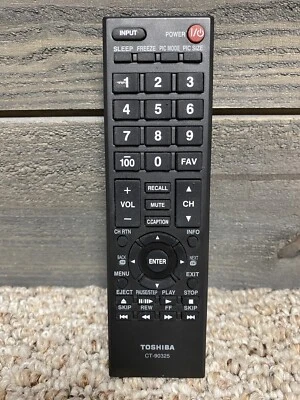 $5 • Buy CT-90325 For Toshiba LCD TV Remote Control 50L2200U 37E20 22AV600 32C120U