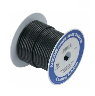 Ancor Marine Grade 12AWG Tinned Copper Primary Electrical Wire Cable 100ft BLACK • $36.49