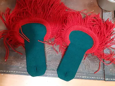 French Foreign Legion Pair Green-and-red Epaulettes +/- 2000s To Now • $35