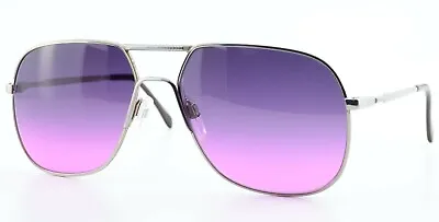 £149.12 • Buy Silhouette Sunglasses M 7038 40 56 16 135 4010 Silver Purple Pink 80s Pilot