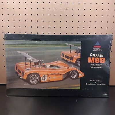 Accurate Miniatures # 5002 McLaren M8B 1969 CAN-AM Racer Model Kit VTG 1998 NEW • $79.99