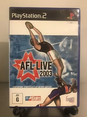 AFL Live 2003 Football - Sony PlayStation 2 PS2 Complete PAL • $4