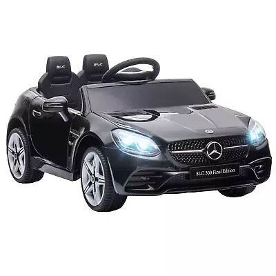 AIYAPLAY Benz 12V Kids Electric Ride On Car W/ Remote Control Music Black • £139.99