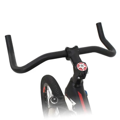  Bike Bullhorn Handlebar Aluminum Alloy 25.4mm 390mm Bicycle Handlebar For Fixs • $15.54